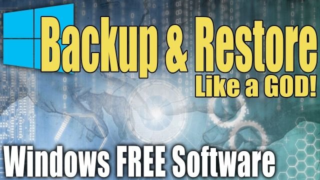 How to back up in Windows 10