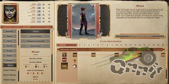 Primary Class: Wizard