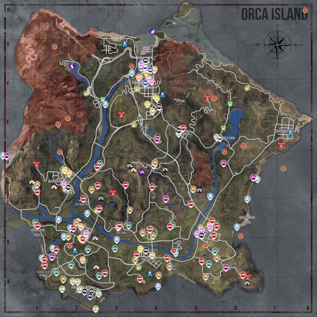Master Map Vehicles Weapons