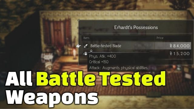 Octopath Traveler Weapon List Bows, Daggers, Axe, Swords, Polearms, Staves