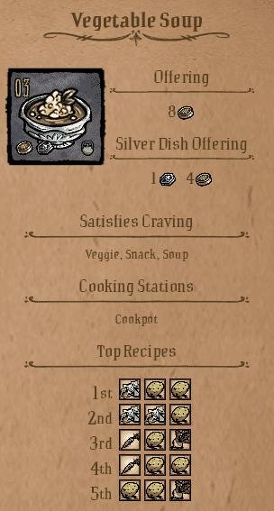 RECIPE 3 VEGETABLE SOUP