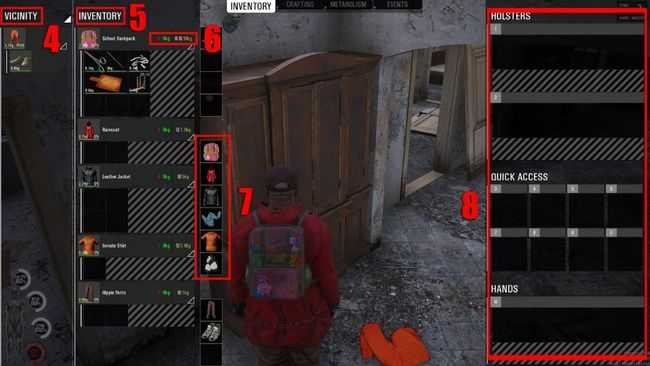 Playuing SCUM PC Keyboard Controls