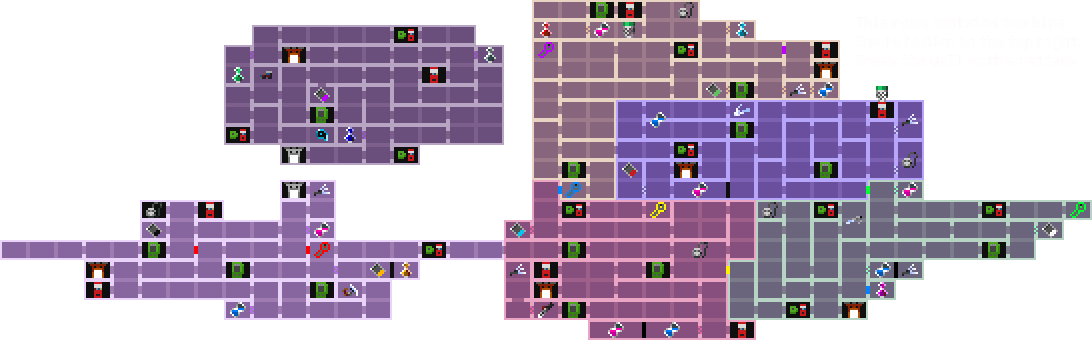 Touhou Luna Nights Full Map