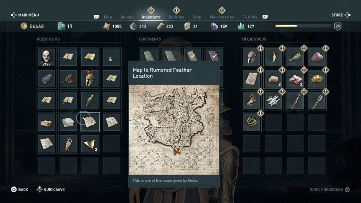 Golden Feather of Ajax Quest Walkthrough