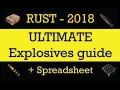 Rust – Explosive Crafting Guide