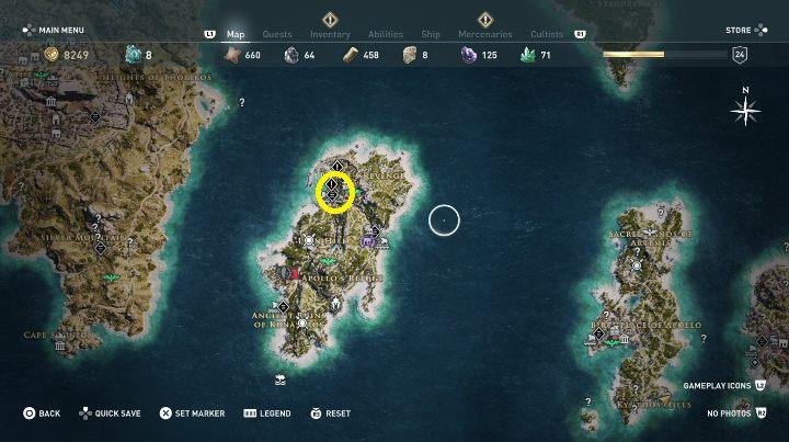 Assassin’s Creed Odyssey Priceless Treasure Quest on Keos Island 
