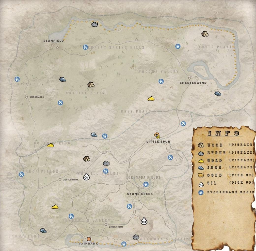 New Frontier Resources Map
