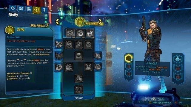 Borderlands 3: Zane Skill Tree