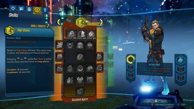 Doubled Agent Skill Tree