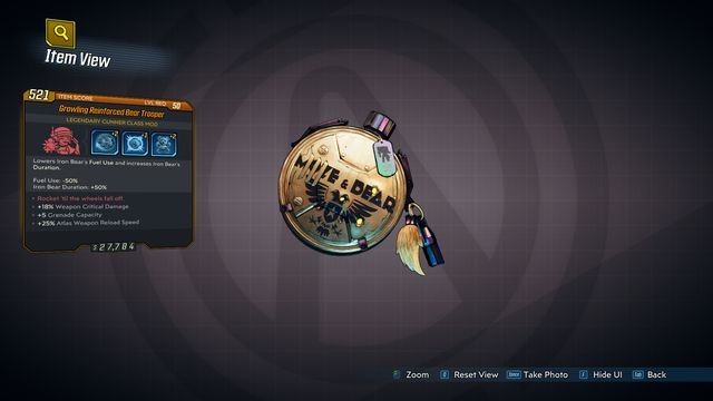 Borderlands 3 Legendary Class Mod List (Stats & Rarity) 