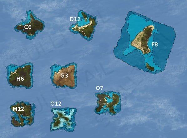 Atlas Power Stone Locations