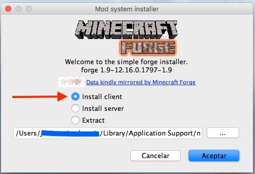 install FORGE