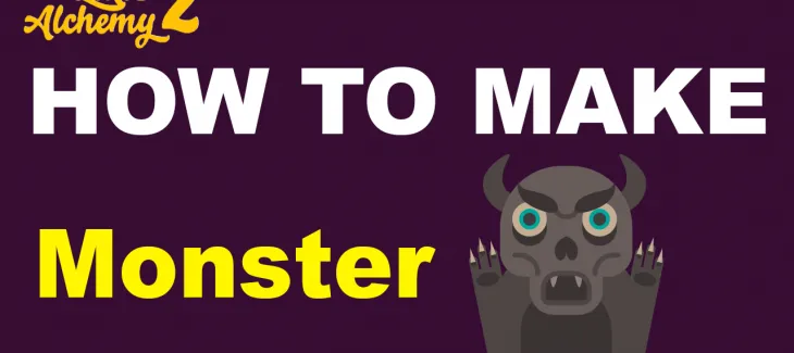 How to make Monster in Little Alchemy 2