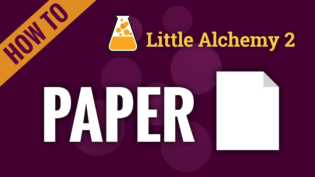 How to make Paper in Little Alchemy