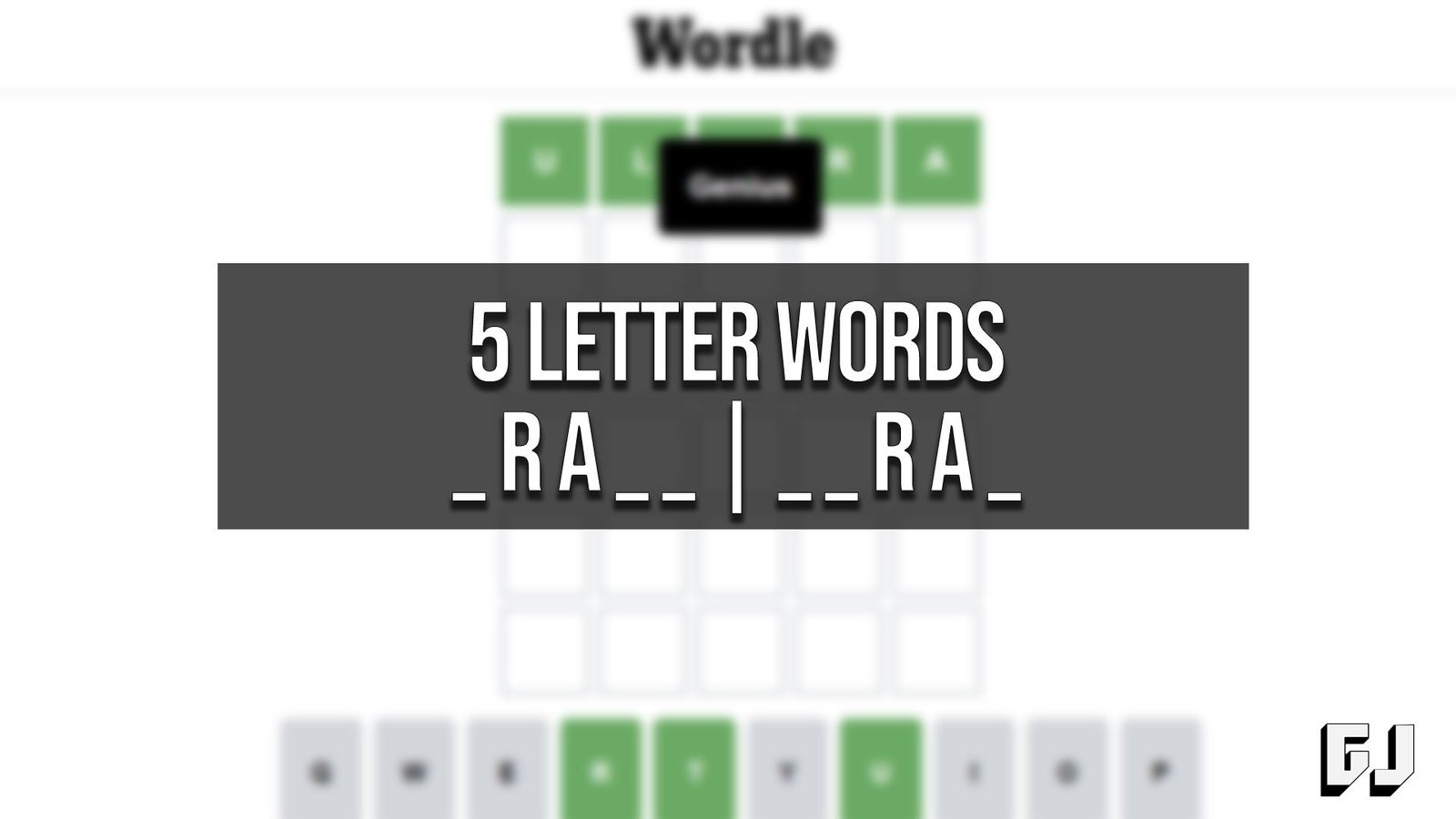5 Letter Words Ending With RA – Wordle Clue