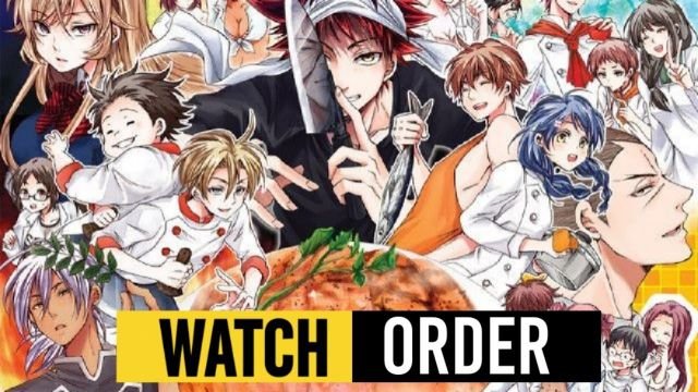 Food Wars Anime Watch Order Guide