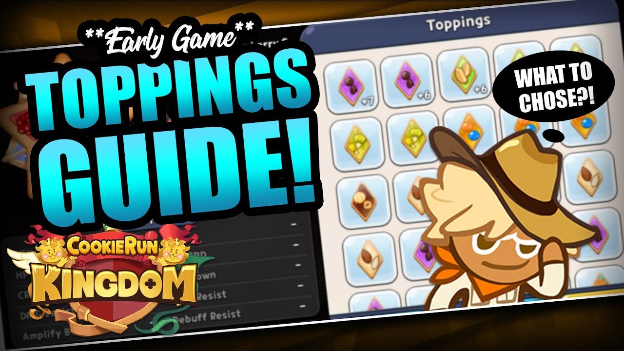 Cookie Run Kingdom Toppings guide