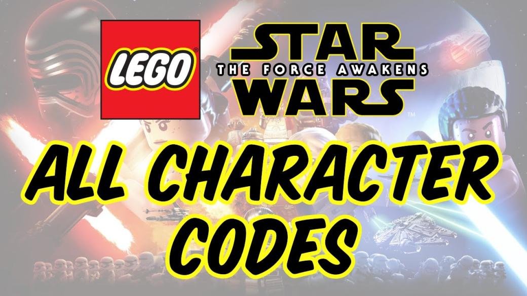 LEGO Star Wars The Force Awakens - All Character Codes - YouTube