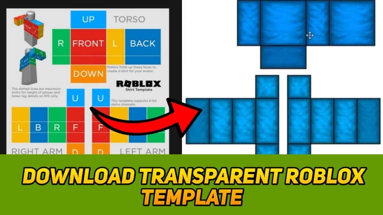 Roblox Shirt Template Transparent