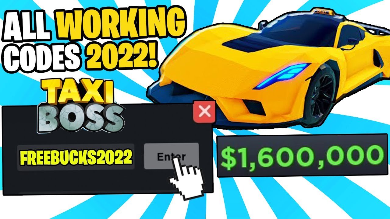 Roblox Taxi Boss Codes – Roblox