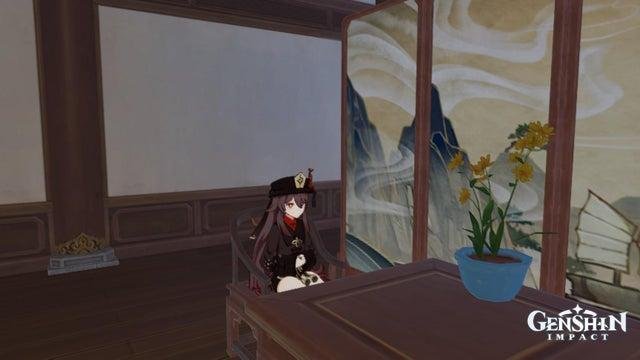 i made a little office for hu tao! (first post) : r/Genshin_Impact