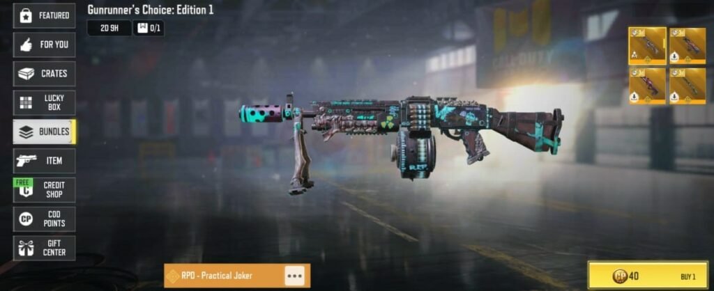 COD Mobile Legendary weapon rent