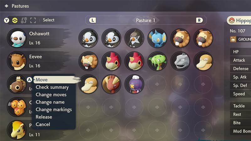 what to do with extra pokemon in pokemon legends arceus