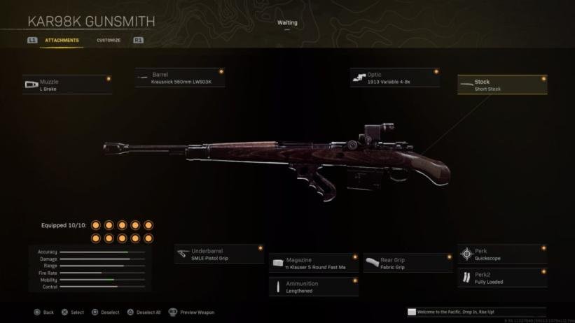 Vanguard Kar98k (Warzone only)