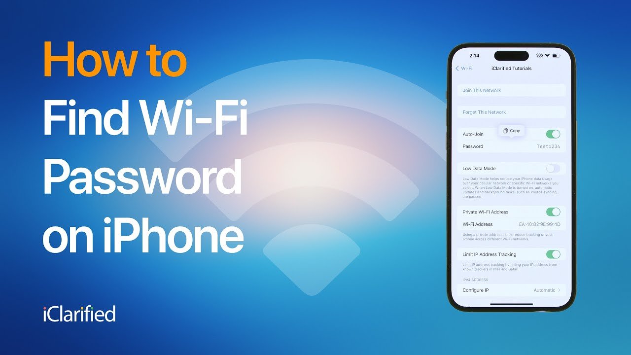How to Get Wi-Fi Password from iPhone
