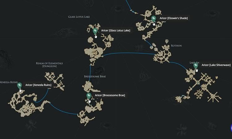aricer rohendel lost ark wandering merchant guide