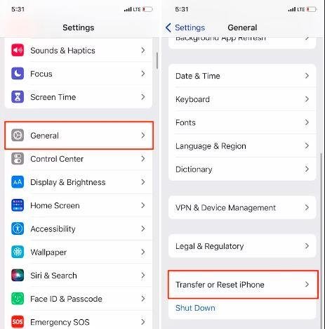 error installing ios 15