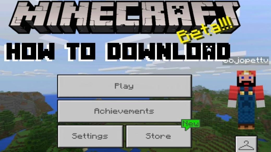 How to Download Minecraft Beta (1.5.01) on Windows 10, XBOX One and Android - YouTube