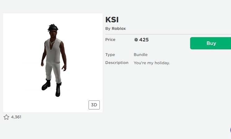 how to get roblox ksi avatar items for free