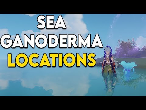 Genshin Impact Sea Ganoderma Locations