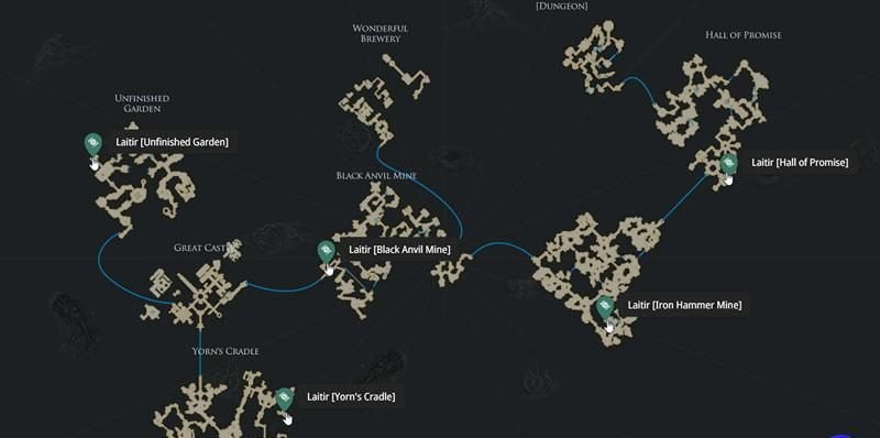 laitir yorn wandering merchant spawn time lost ark