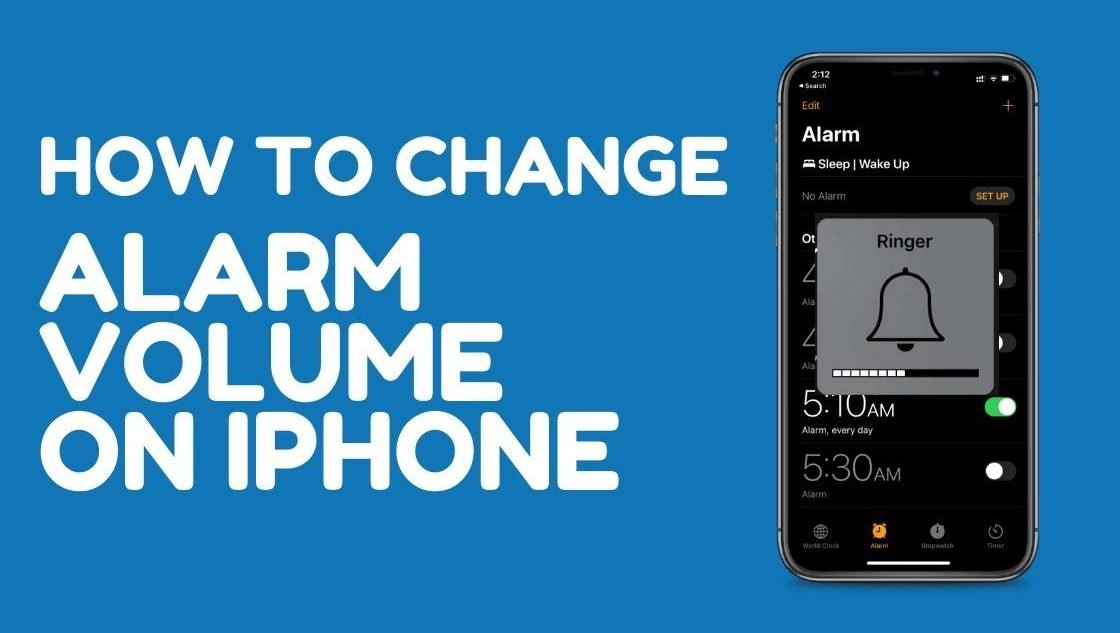 How To Change Alarm Sound/Volume On iPhone 13/12?
