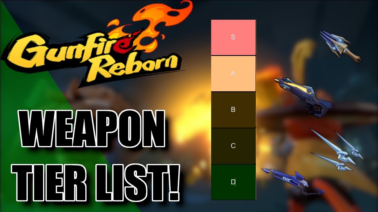 A Gunfire Reborn Weapons Tier List