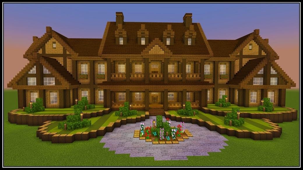 Minecraft: How to Build a Wooden Mansion | PART 1 - YouTube