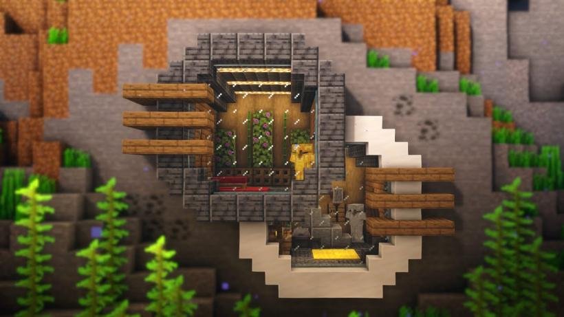 Minecraft | How to build an Underwater Mountain House - YouTube