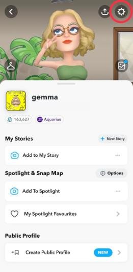 dark mode on snapchat