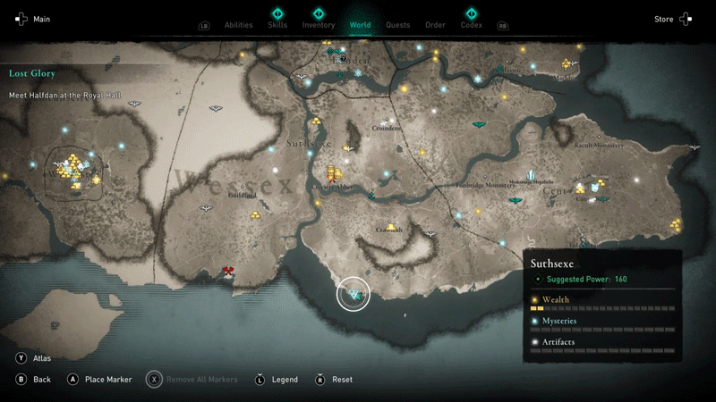 AC Valhalla Animus Anomaly Locations