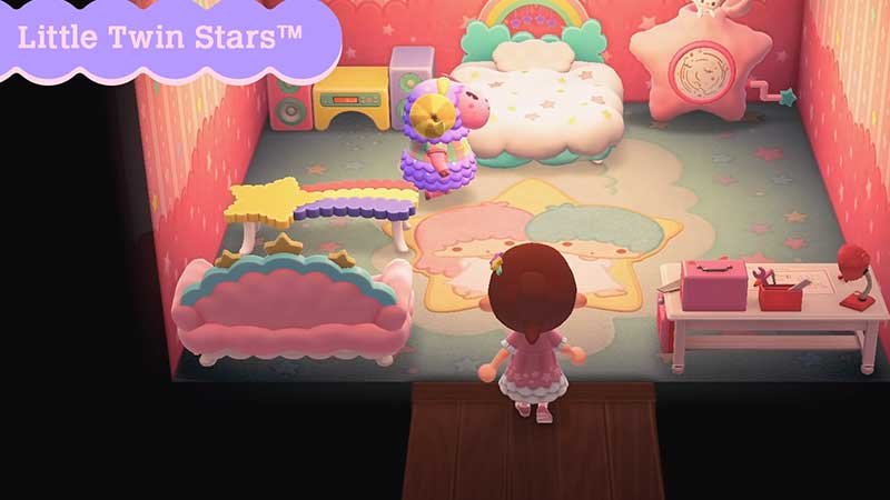 animal crossing new horizons sanrio items furniture 