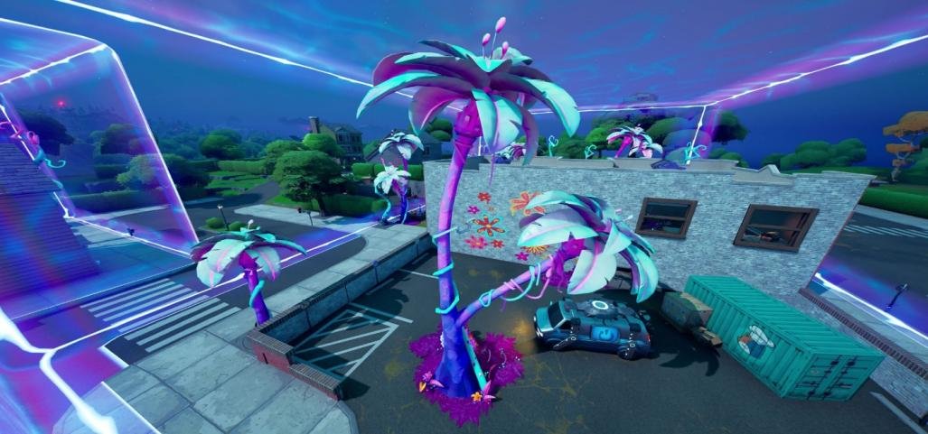 Fortnite Alien trees locations - to destroy Alien trees | GamesRadar+