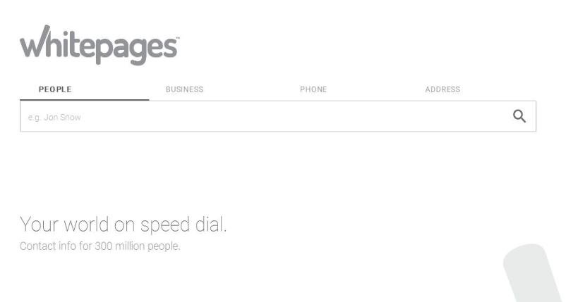 WhitePages