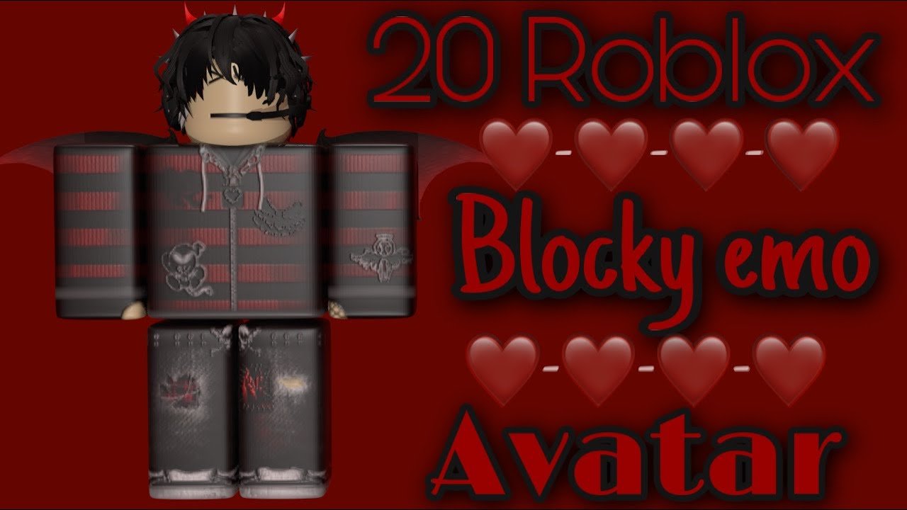 20 Emo Roblox Avatar Boy Outfit Ideas