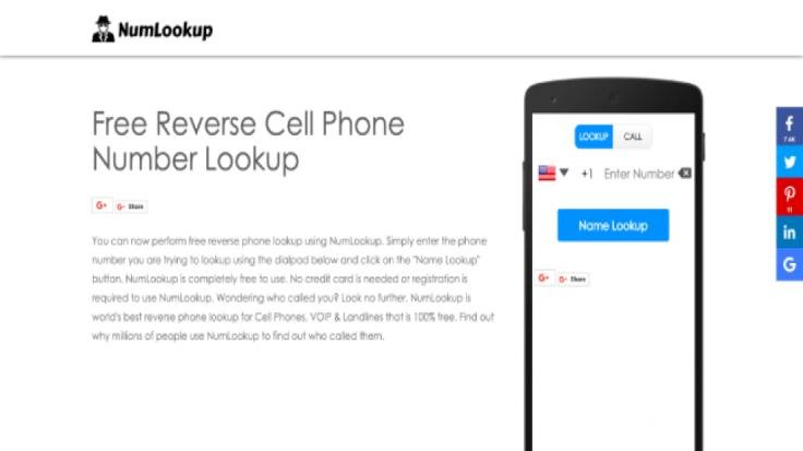 NumLookup: World's Best Reverse Phone Lookup Tool