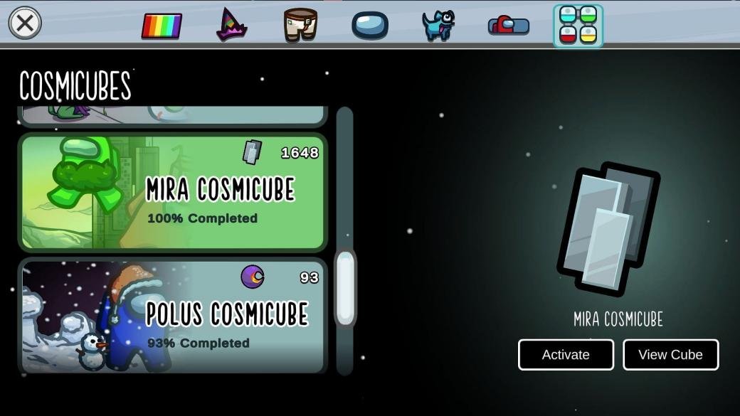 Pick up Cosmicubes with Beans (Image via Innersloth)