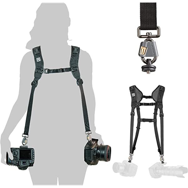 Amazon.com : BlackRapid Hybrid Breathe Camera Sling, Original Camera Sling Design, Strap for 1 or 2 DSLR, SLR and Mirrorless Cameras : Electronics