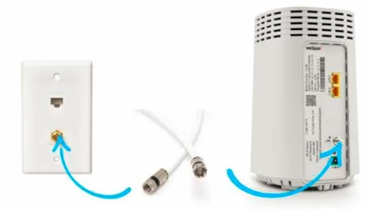 fios router blinking