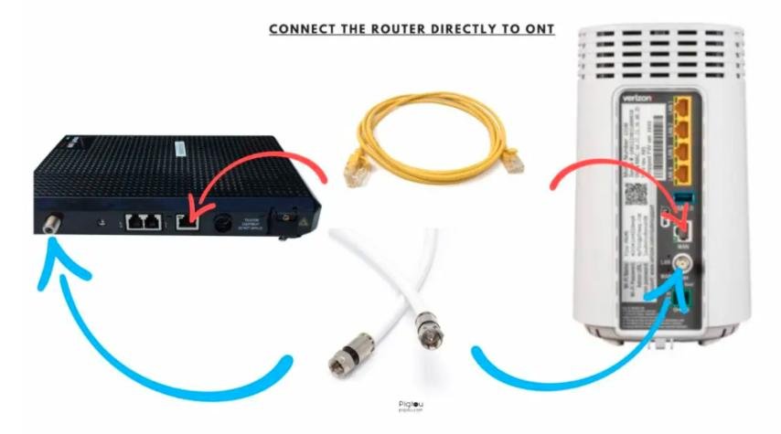 verizon router blinking white